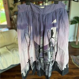 Unique Vintage - Haunted Mansion Circle Skirt - XL